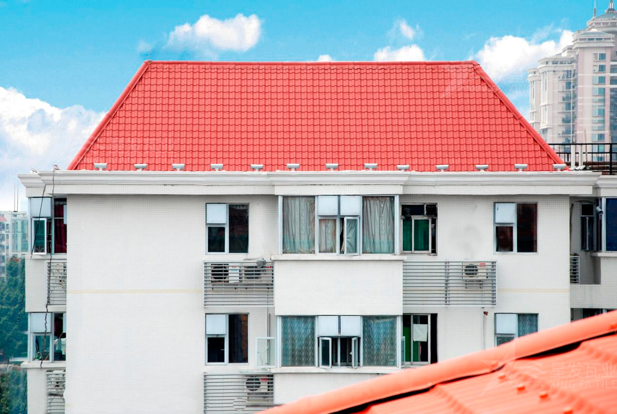 洛阳自建房120平方的房子屋顶用合成树脂瓦大概多少钱？